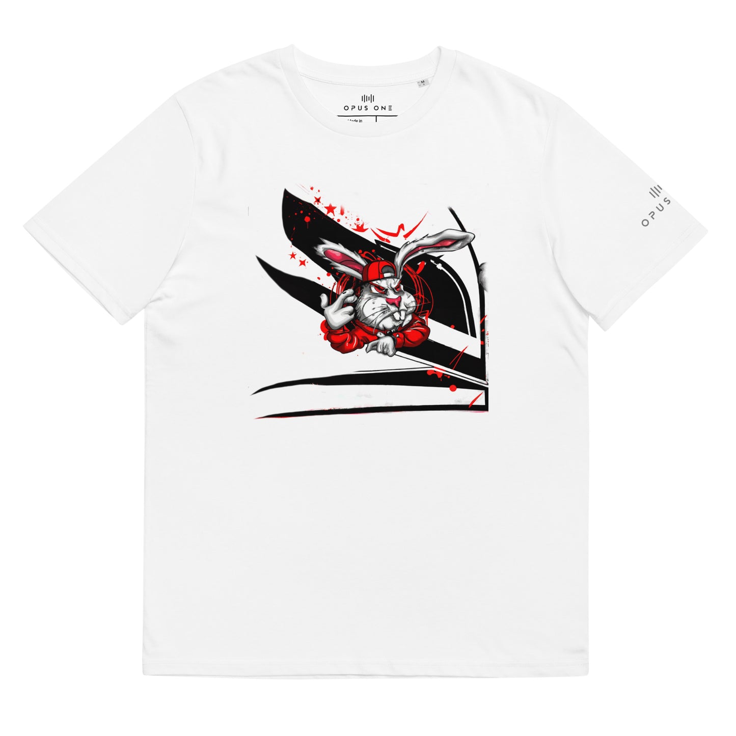 B-Boy Bunski (v2) Unisex organic cotton t-shirt MAIN FRONT PRINT