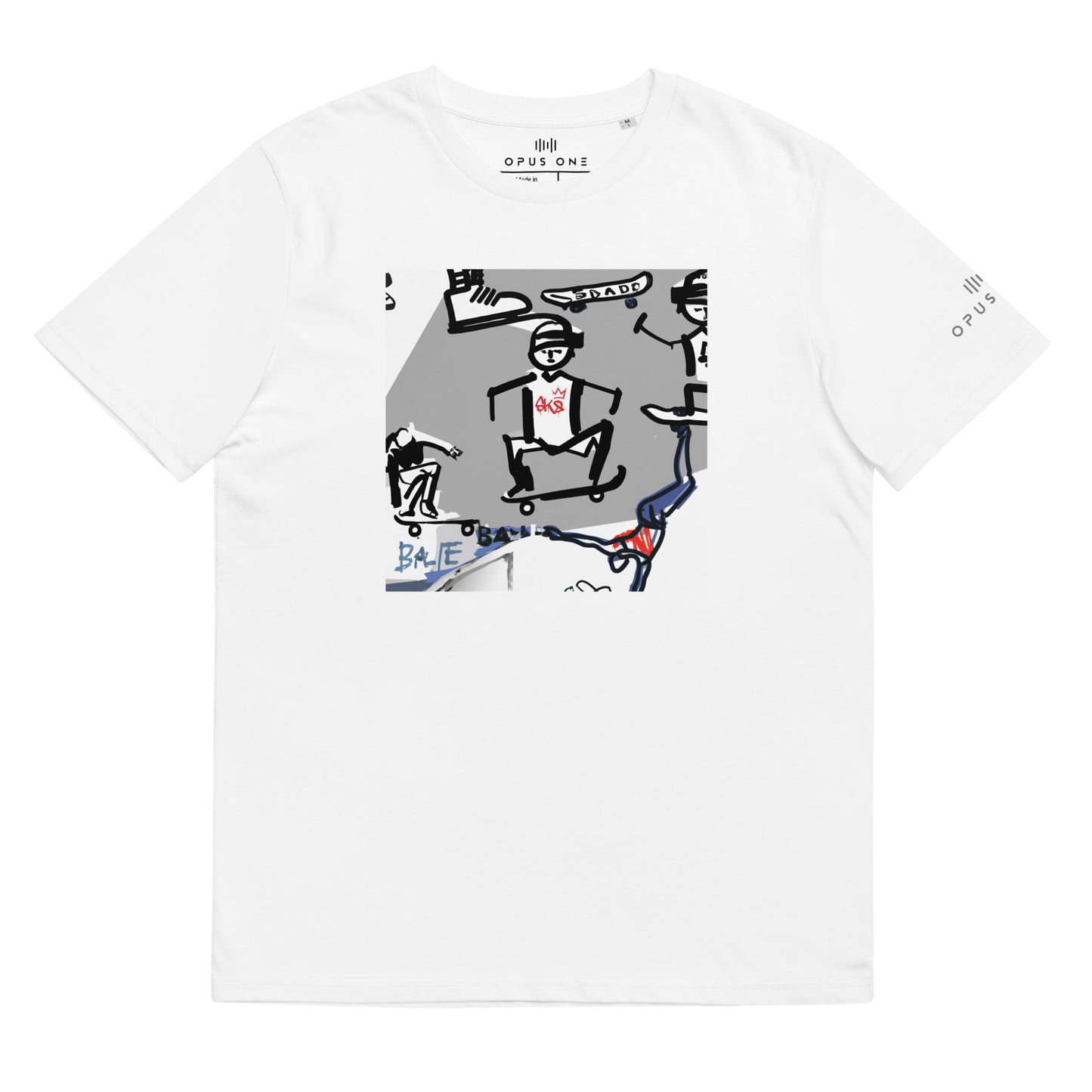 SK8 (v7) Unisex organic cotton t-shirt