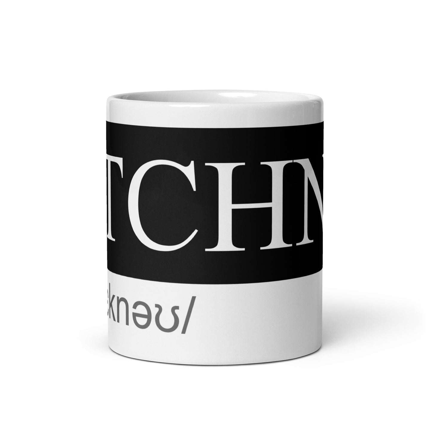 TCHN (v1) White glossy mug