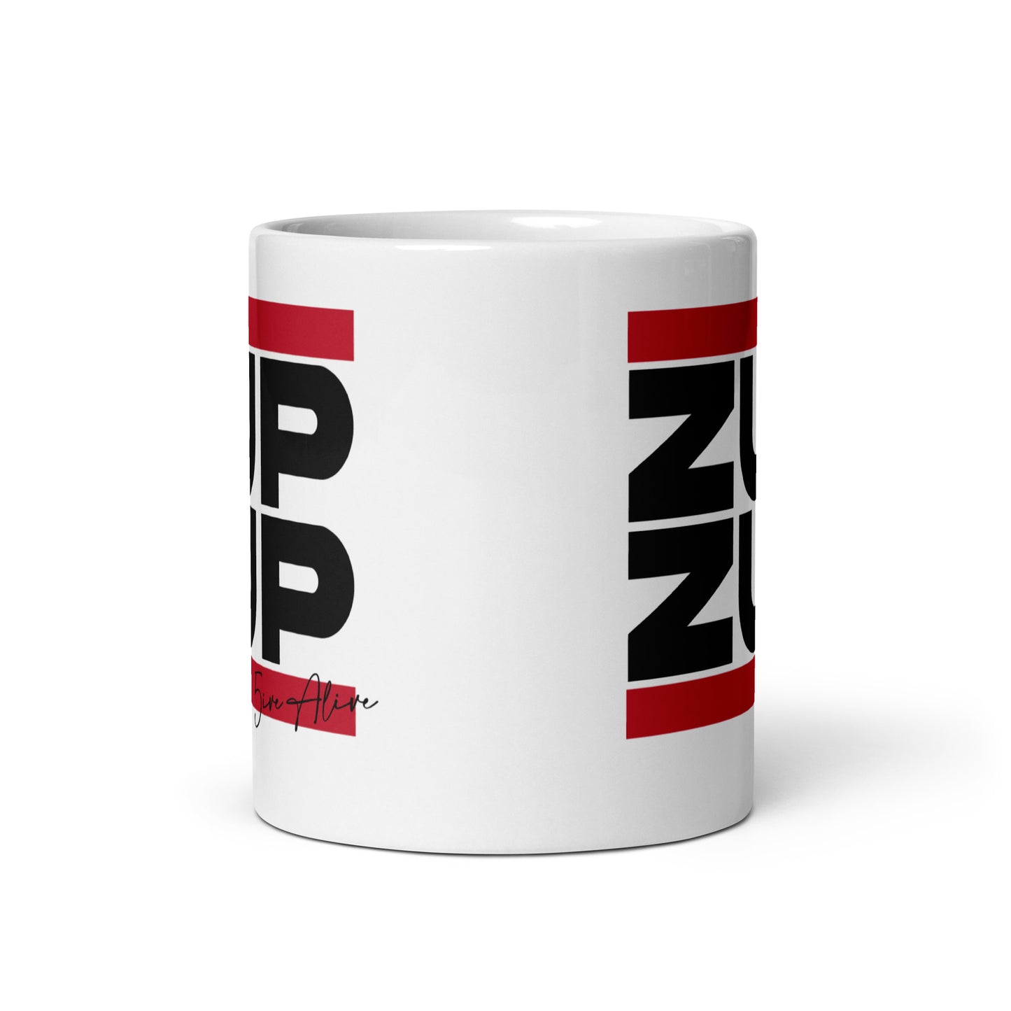 Zup Zup White glossy mug
