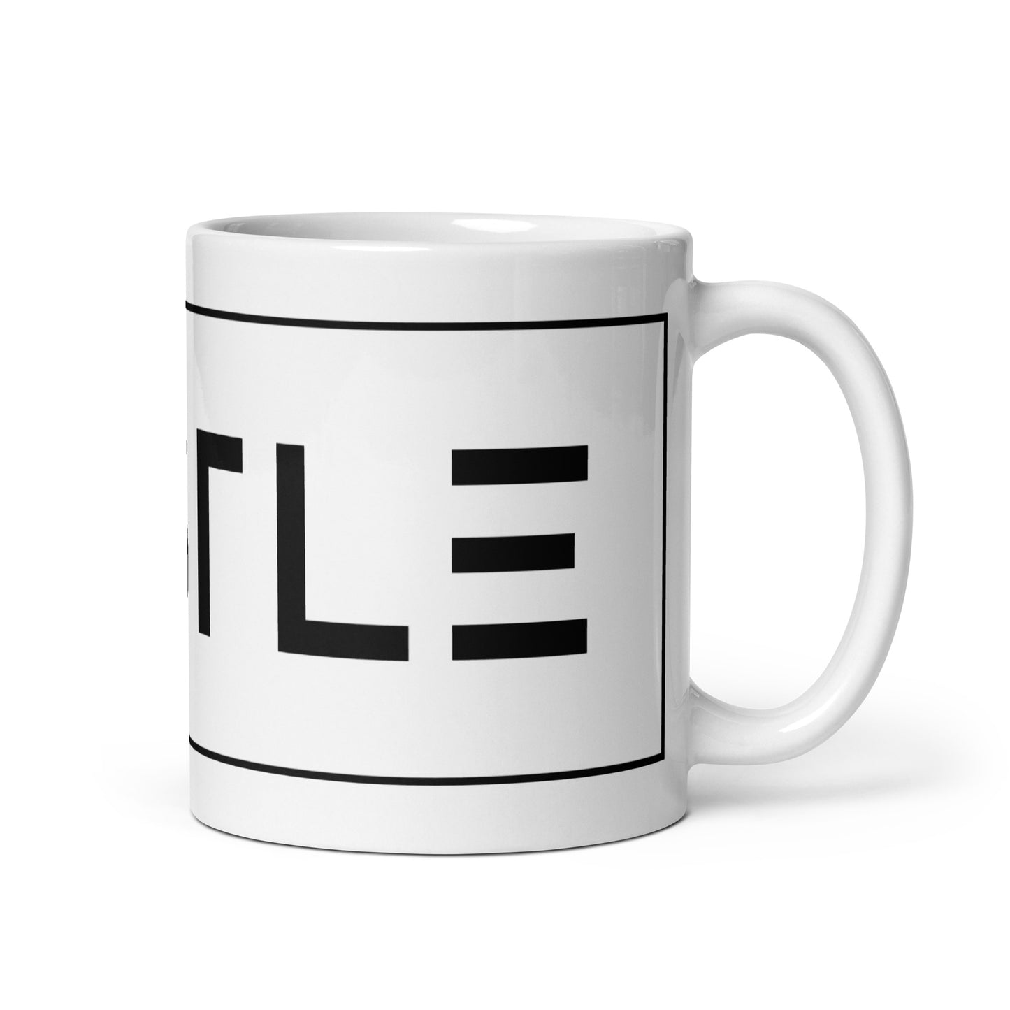 Hustle (v1) White glossy mug