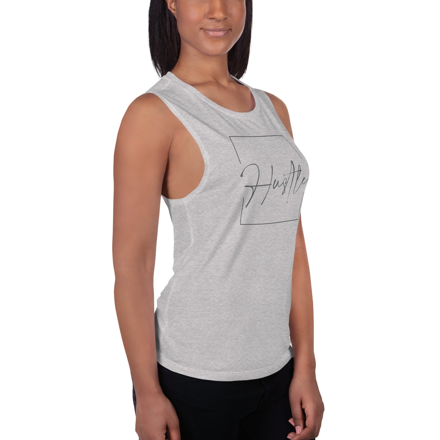 Hustle (v1) Ladies’ Muscle Tank