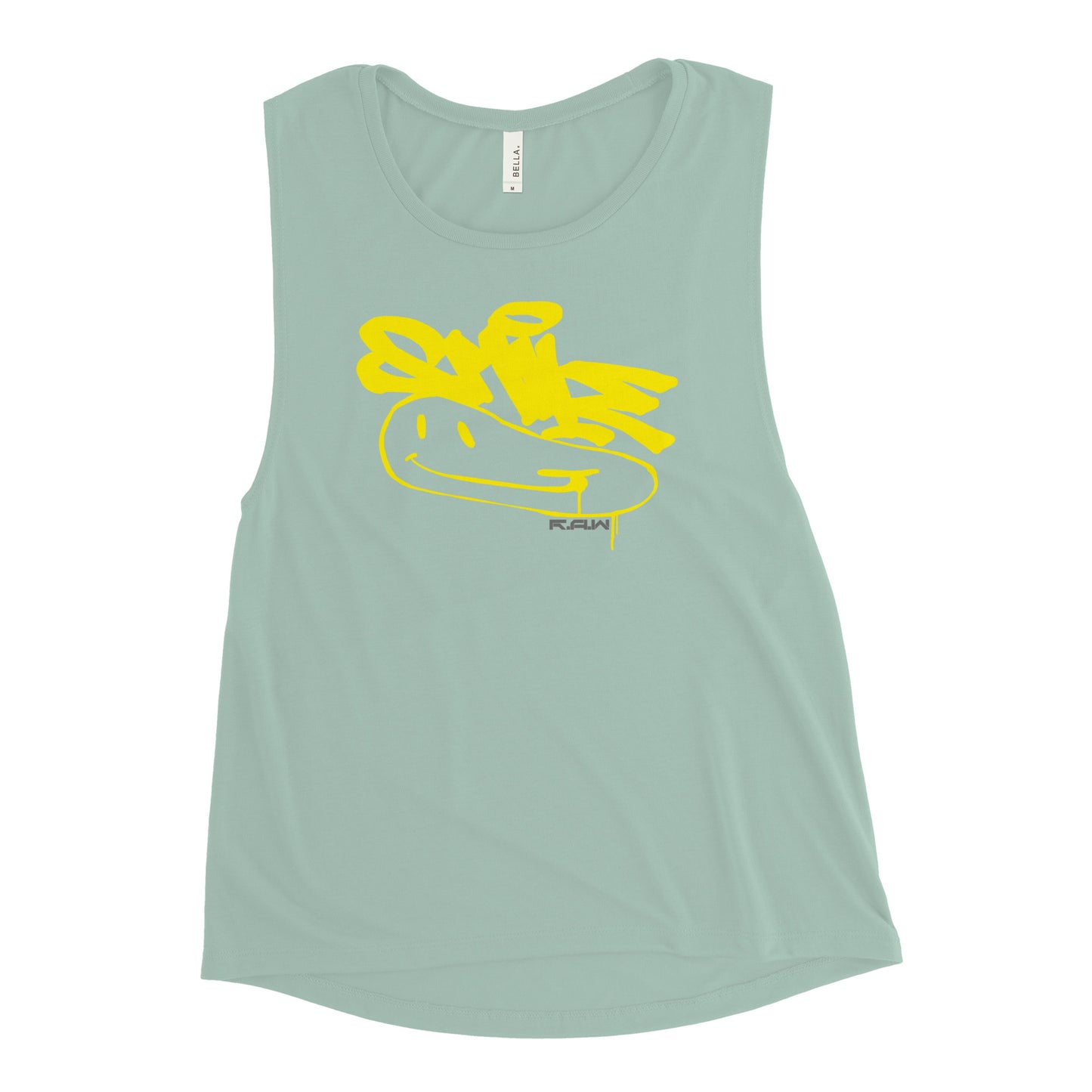 RAW Smiley (v6) Ladies’ Muscle Tank