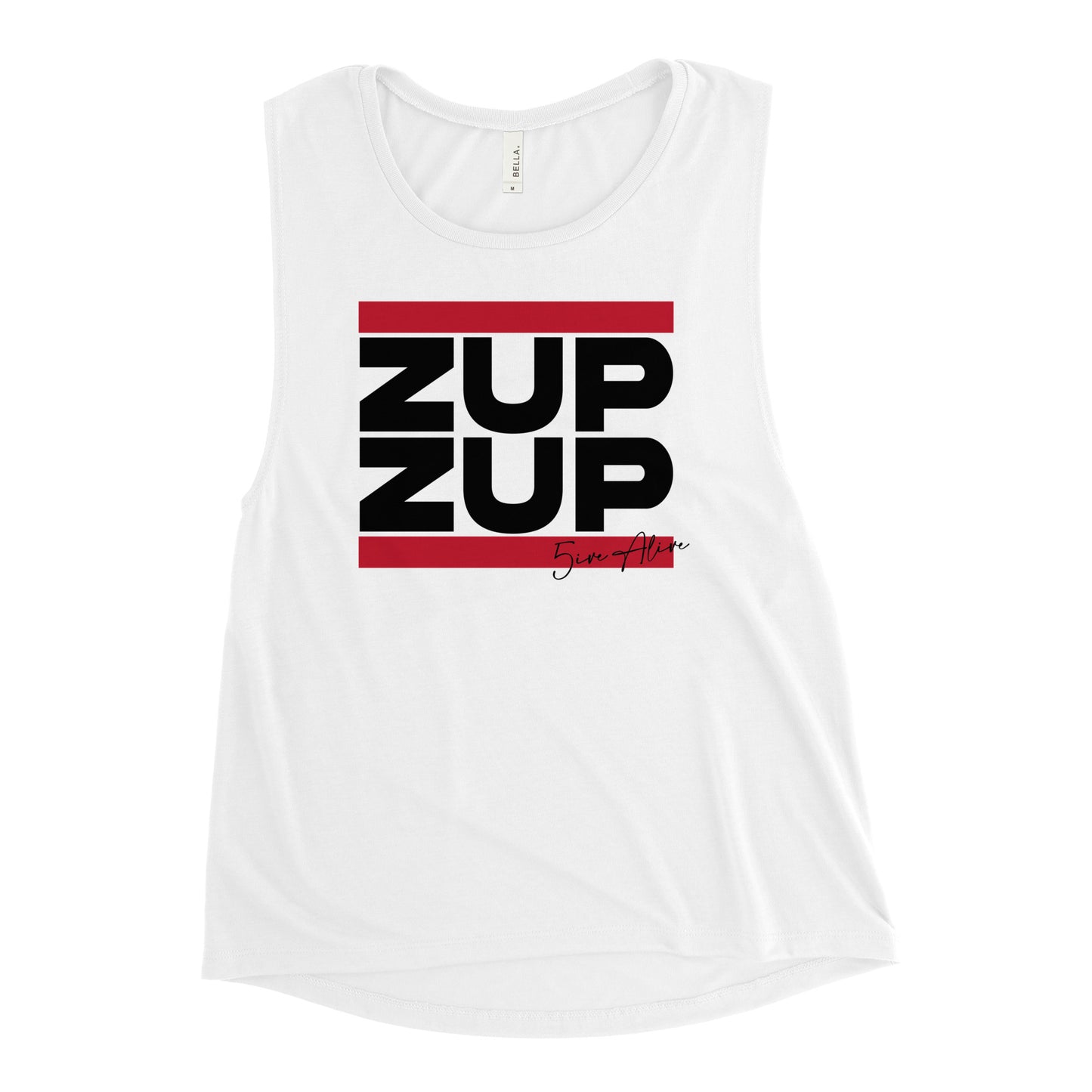 Zup Zup (Black Text) Ladies’ Muscle Tank