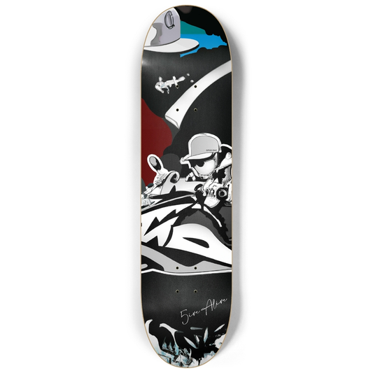 5ive Alive 'Jet Ski' Custom Skateboard