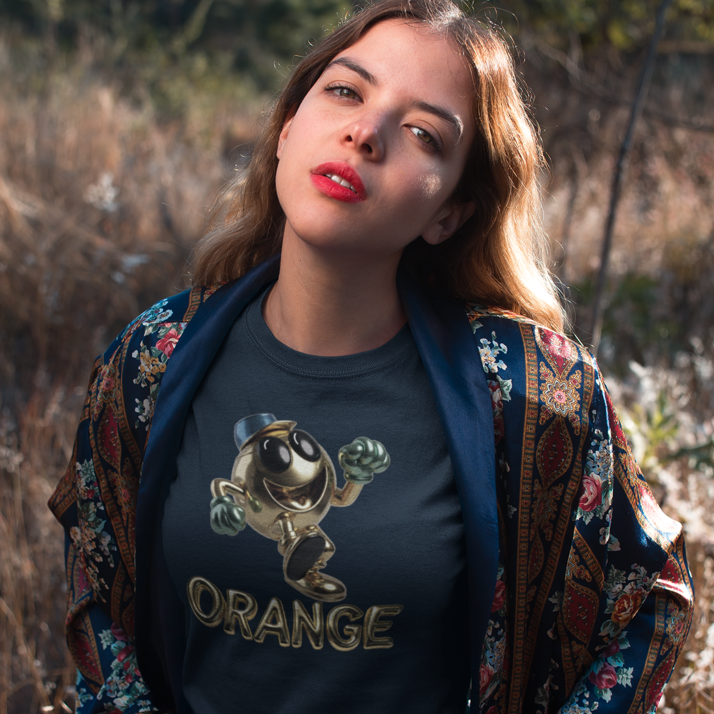 Limited Edition! Orange Gold Unisex Organic T-Shirt