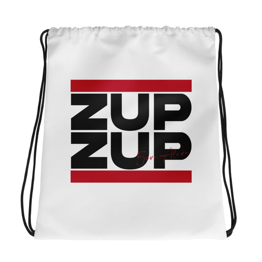 Zup Zup (Black Logo) Drawstring bag