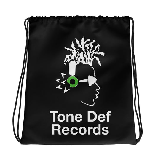 Tone Def Records Drawstring bag (Black)
