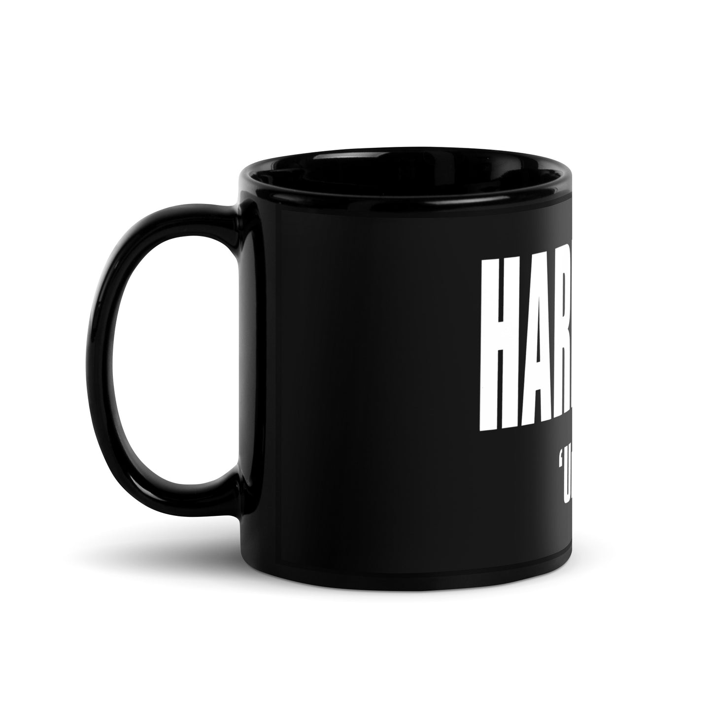 HARDNOISE 'Untitled' Black Glossy Mug
