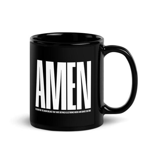 Breaks (Amen v1) Black Glossy Mug