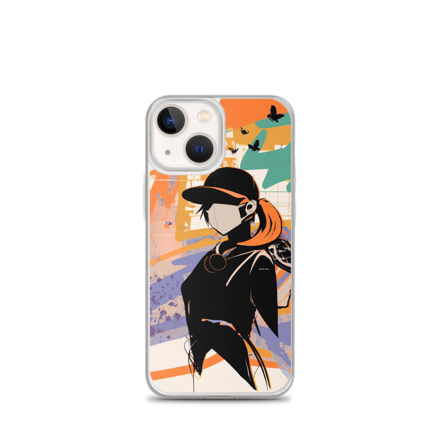 Girl in the Mask (v1) Clear Case for iPhone®