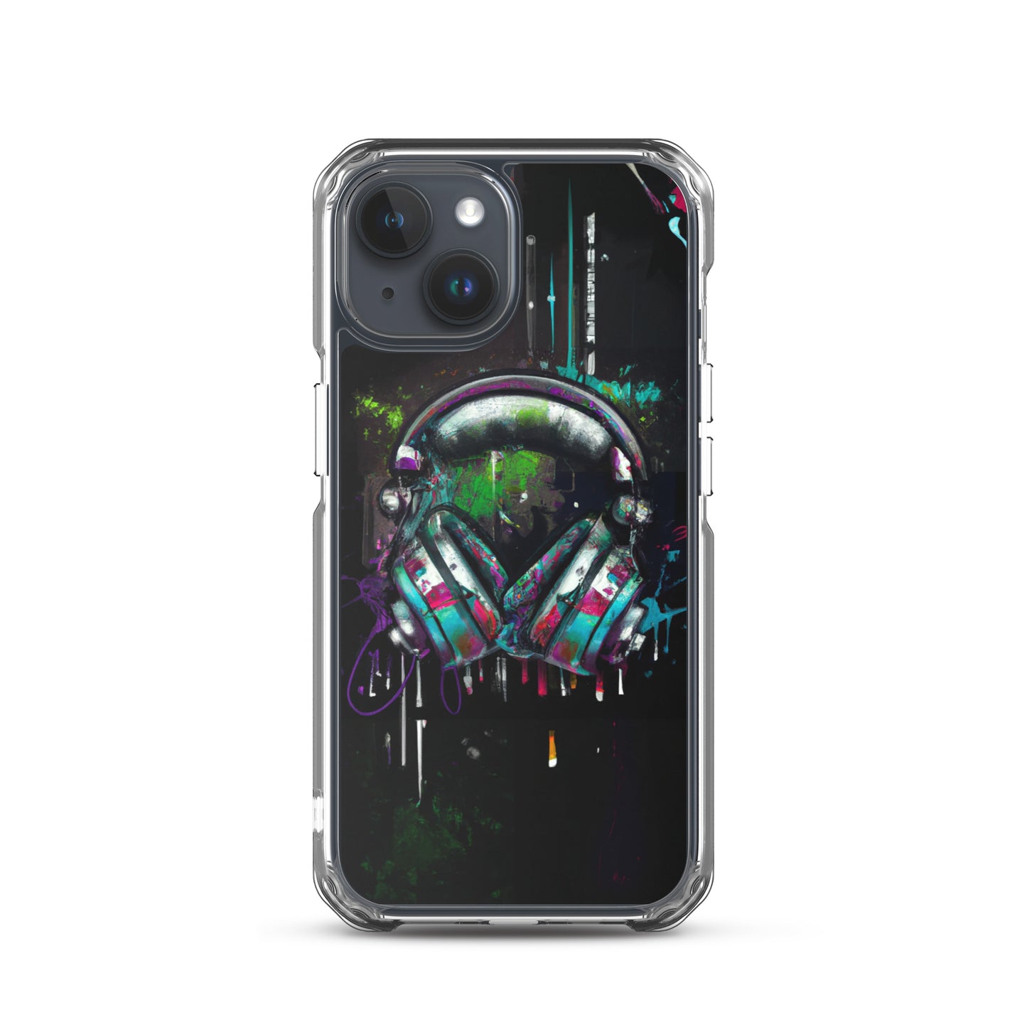 Headphones (v1) Clear Case for iPhone®