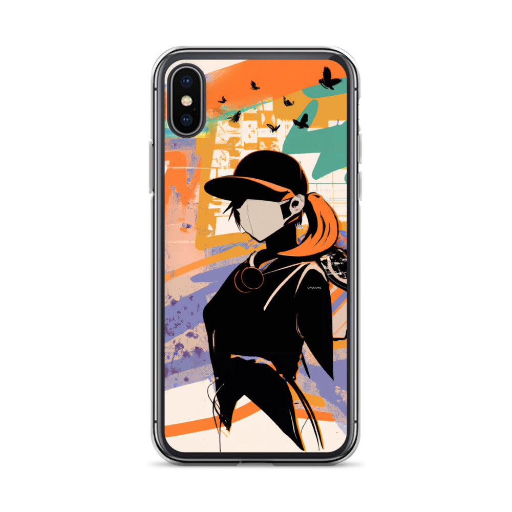 Girl in the Mask (v1) Clear Case for iPhone®