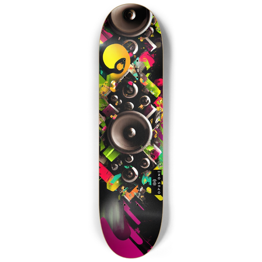 Graffiti Speaker Custom Skateboard