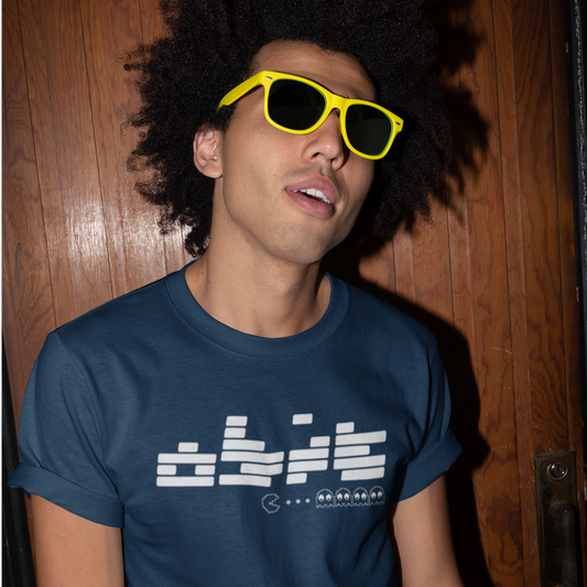 8bit (Pacman) Unisex organic cotton t-shirt