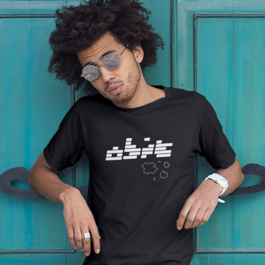 8bit (Asteroidz) Unisex organic cotton t-shirt