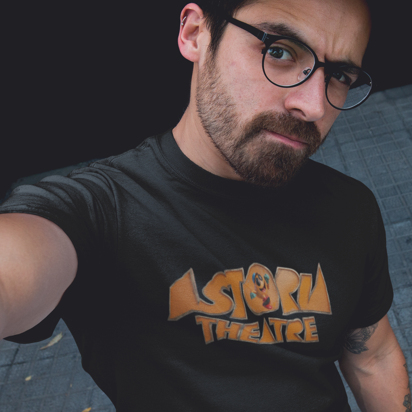 Orange Astoria Unisex Organic T-Shirt