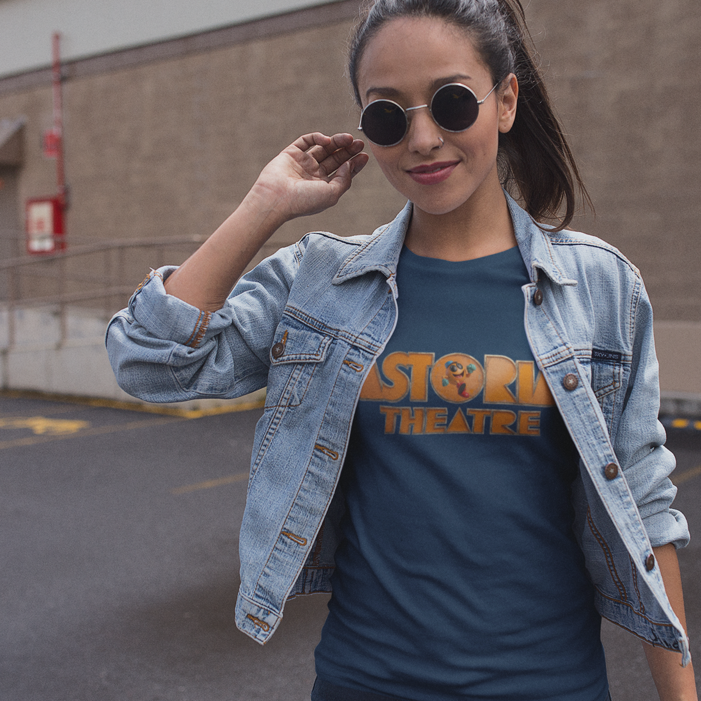 Orange Astoria Unisex Organic T-Shirt