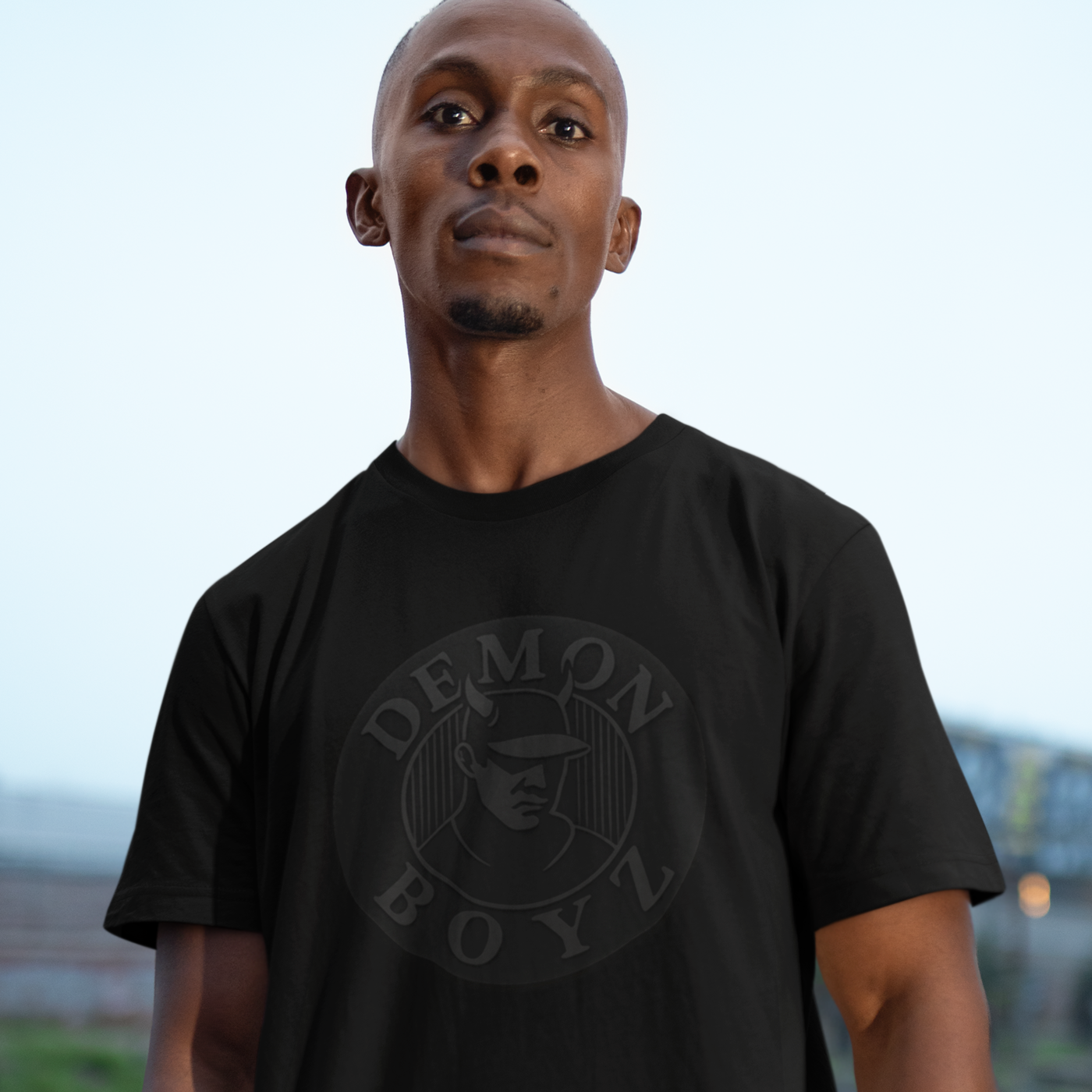 Demon Boyz (Black on Black) Unisex organic cotton t-shirt