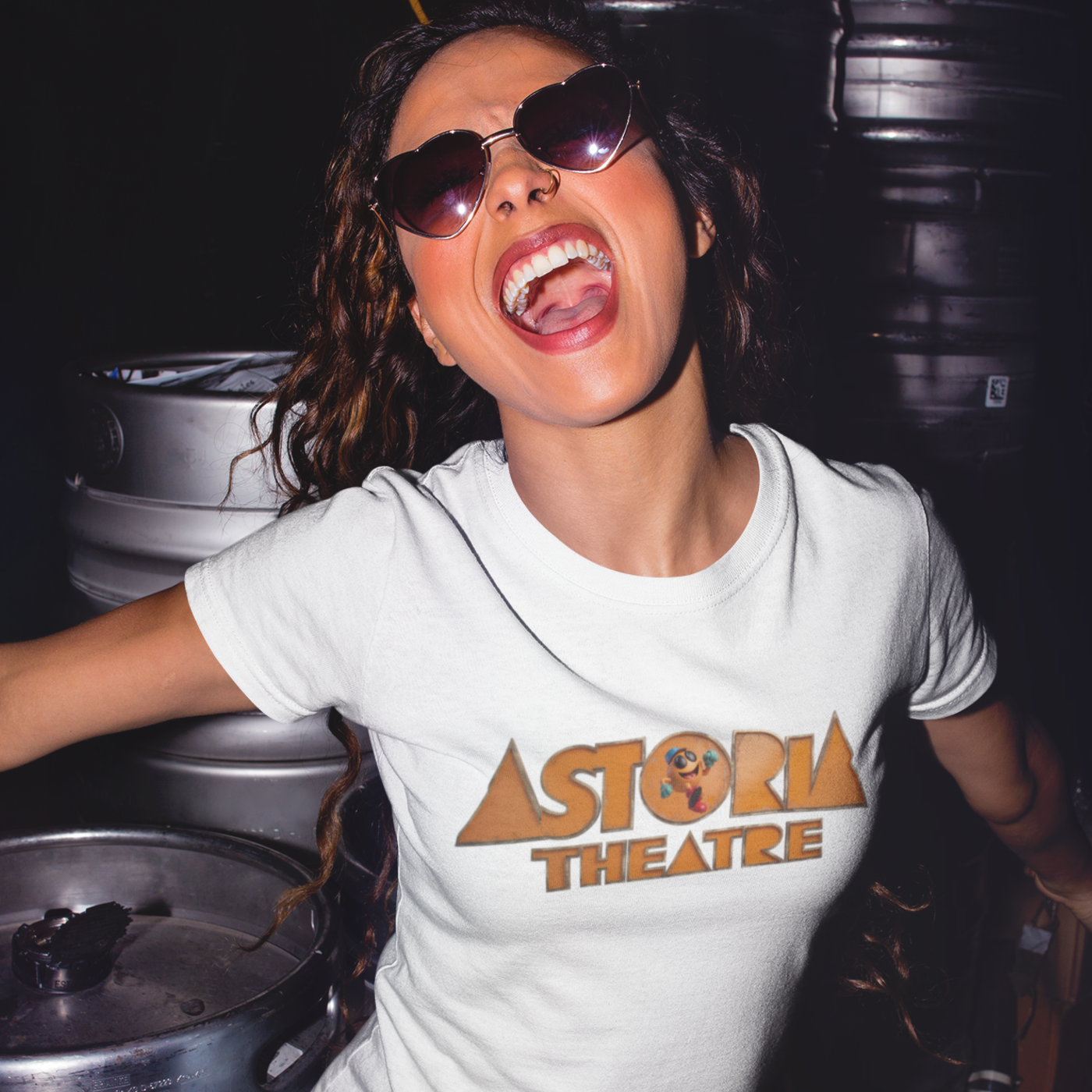 Orange Astoria Unisex Organic T-Shirt