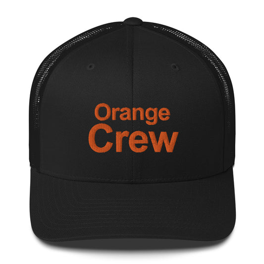 Orange Crew Trucker Cap