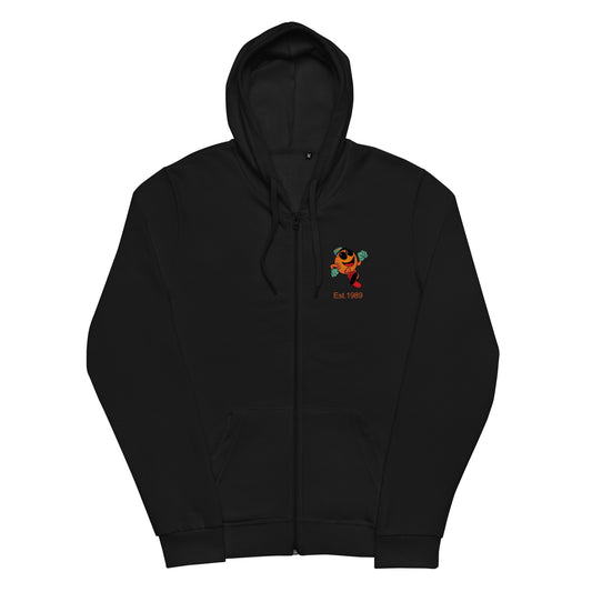 Orange Man Unisex zip hoodie