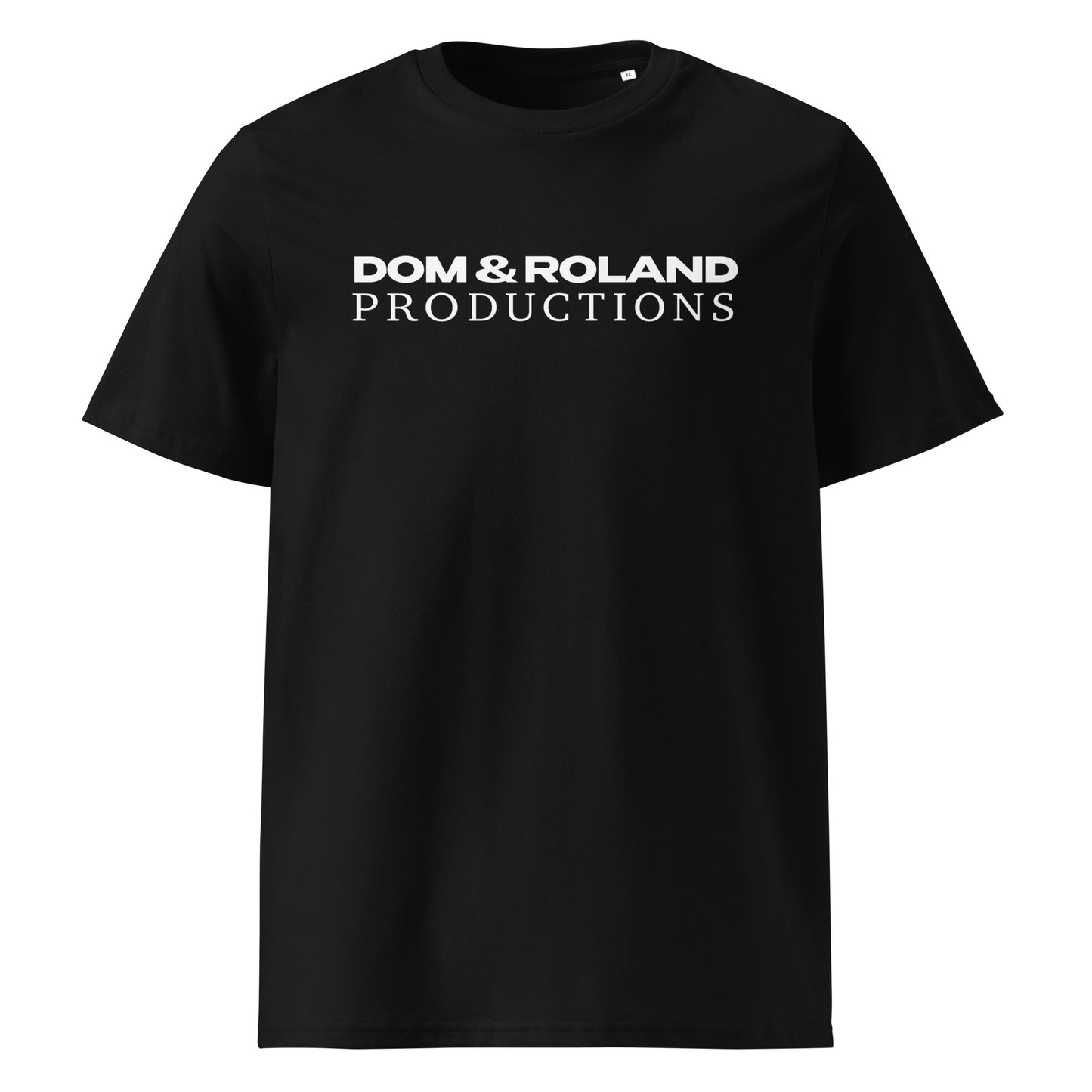 Dom & Roland (White Logo v1) Unisex organic cotton t-shirt