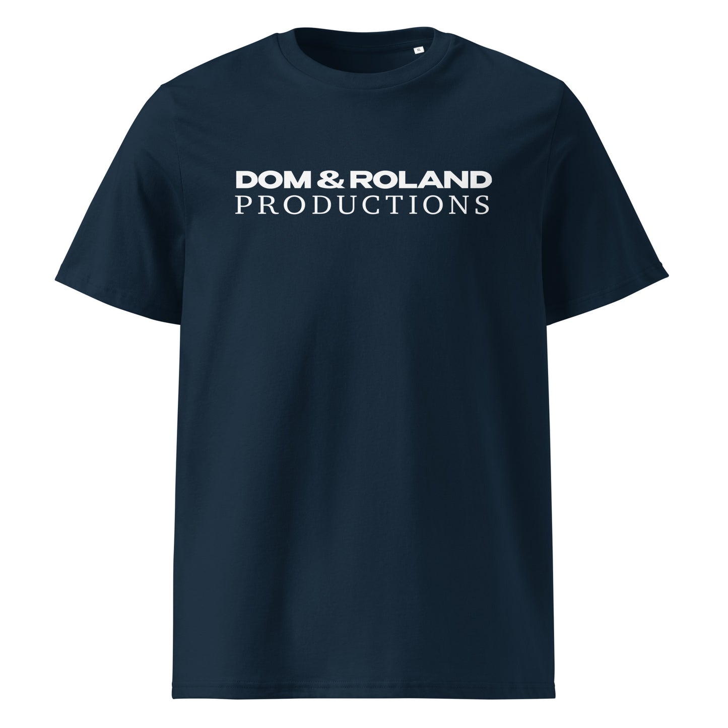 Dom & Roland (White Logo v1) Unisex organic cotton t-shirt