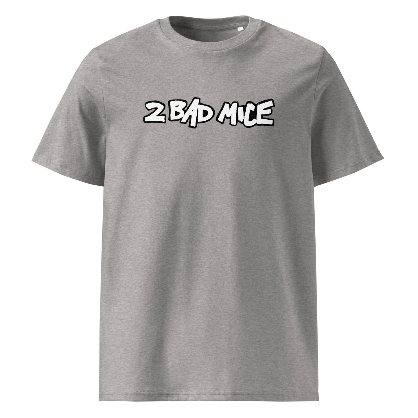 2 Bad Mice (New White Logo v1) Unisex organic cotton t-shirt