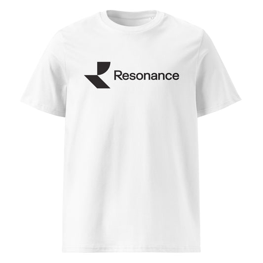 Resonance (v2) Unisex organic cotton t-shirt (WHITE)