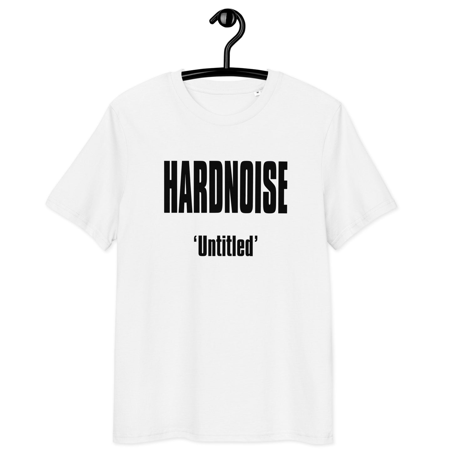 (LIMITED EDITION) HARDNOISE 'Untitled' Unisex organic cotton t-shirt (White)