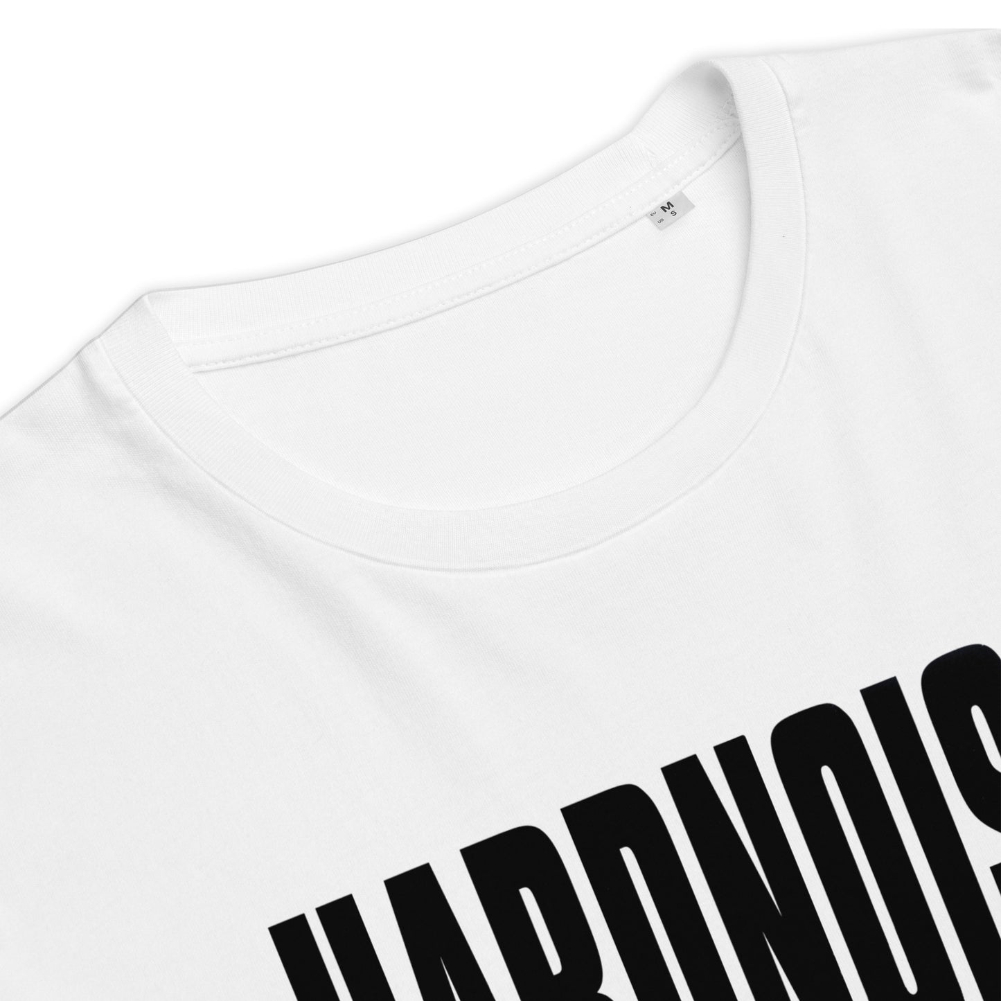 (LIMITED EDITION) HARDNOISE 'Untitled' Unisex organic cotton t-shirt (White)