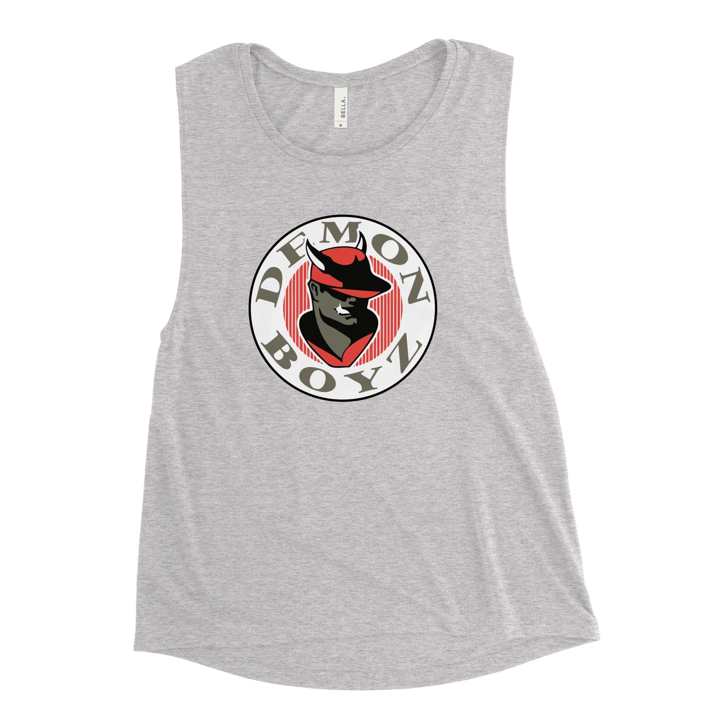 Demon Boyz (OG) Ladies’ Muscle Tank (White Text)