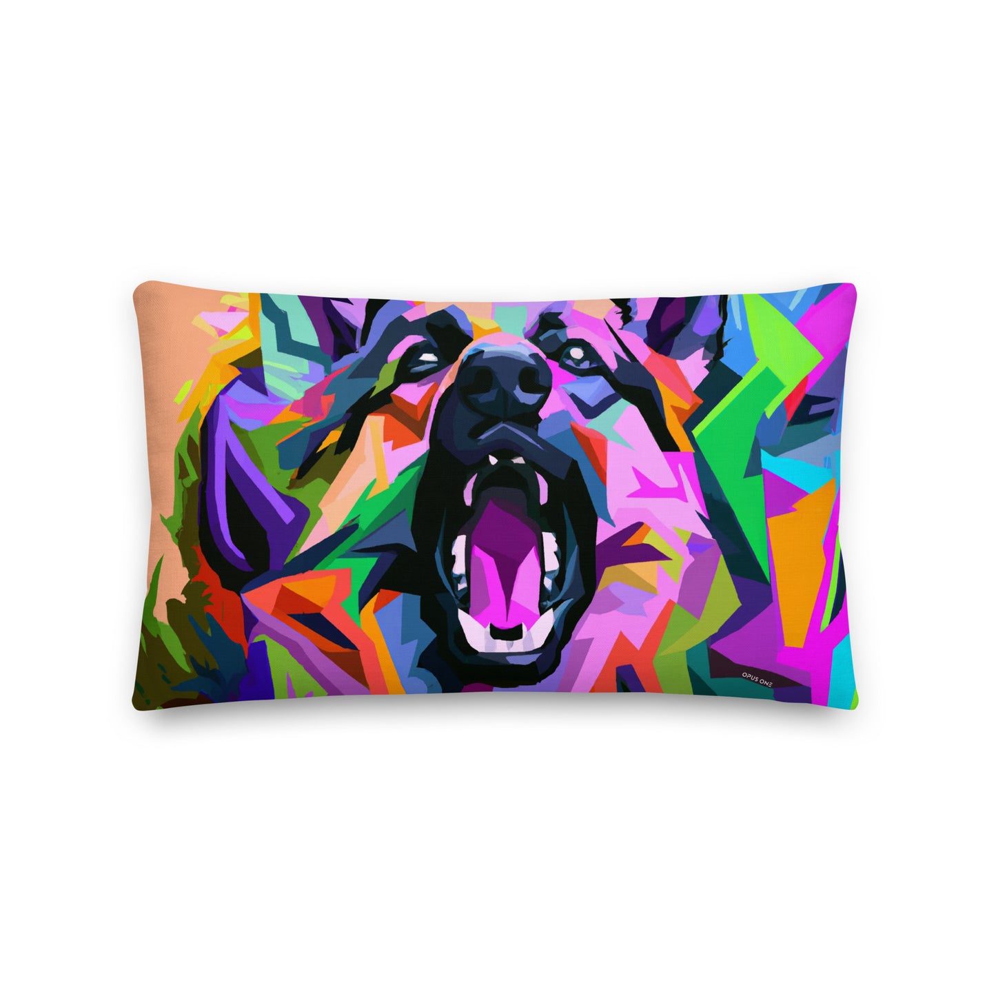 Angry Dog (v4) Premium Pillow