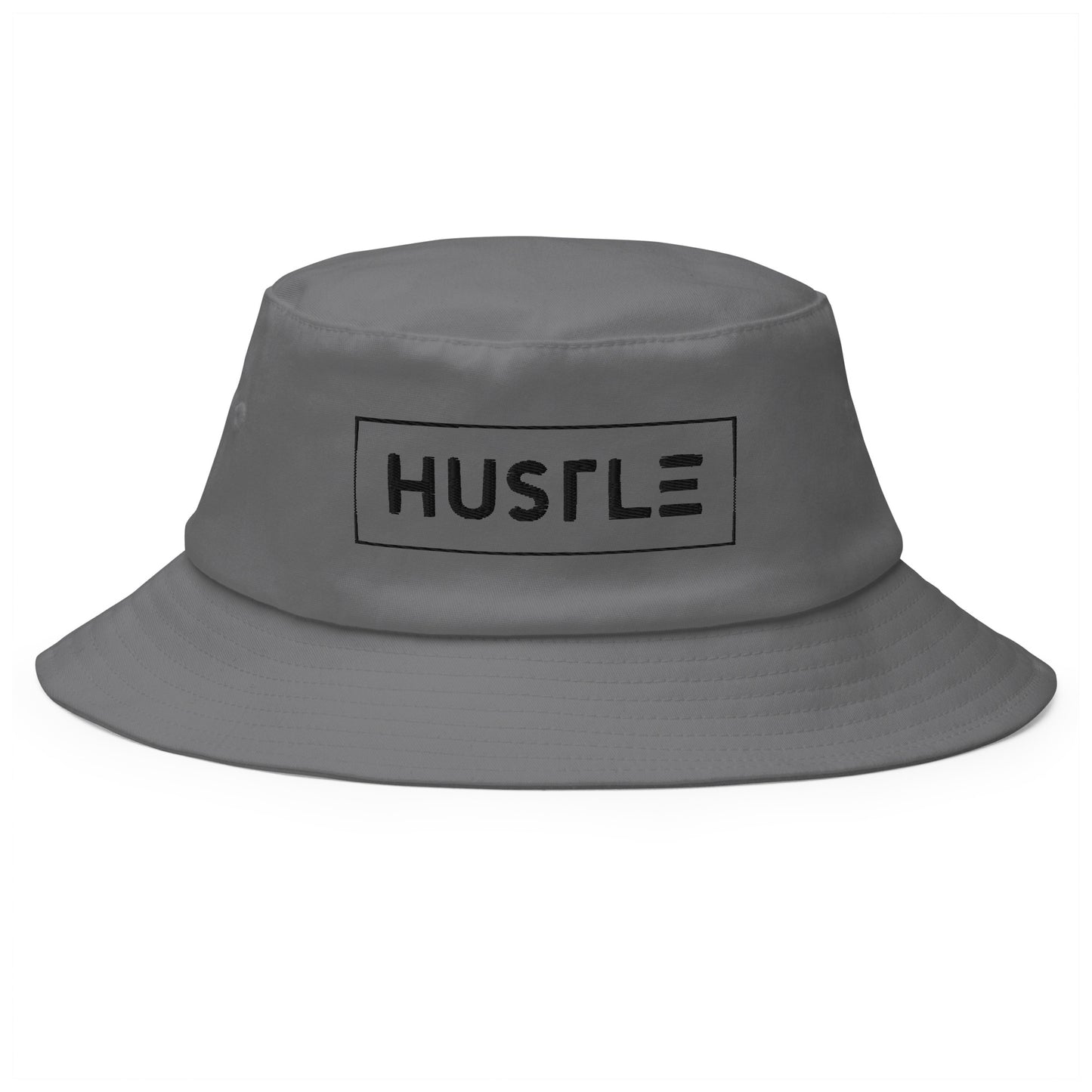 Hustle (v1 Black) Old School Bucket Hat