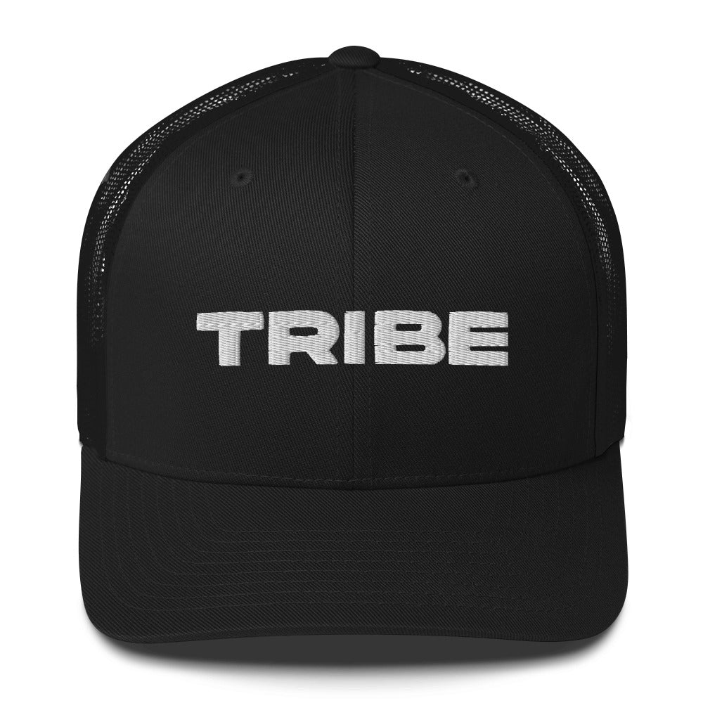 Tribe (v1) Trucker Cap (White Text)