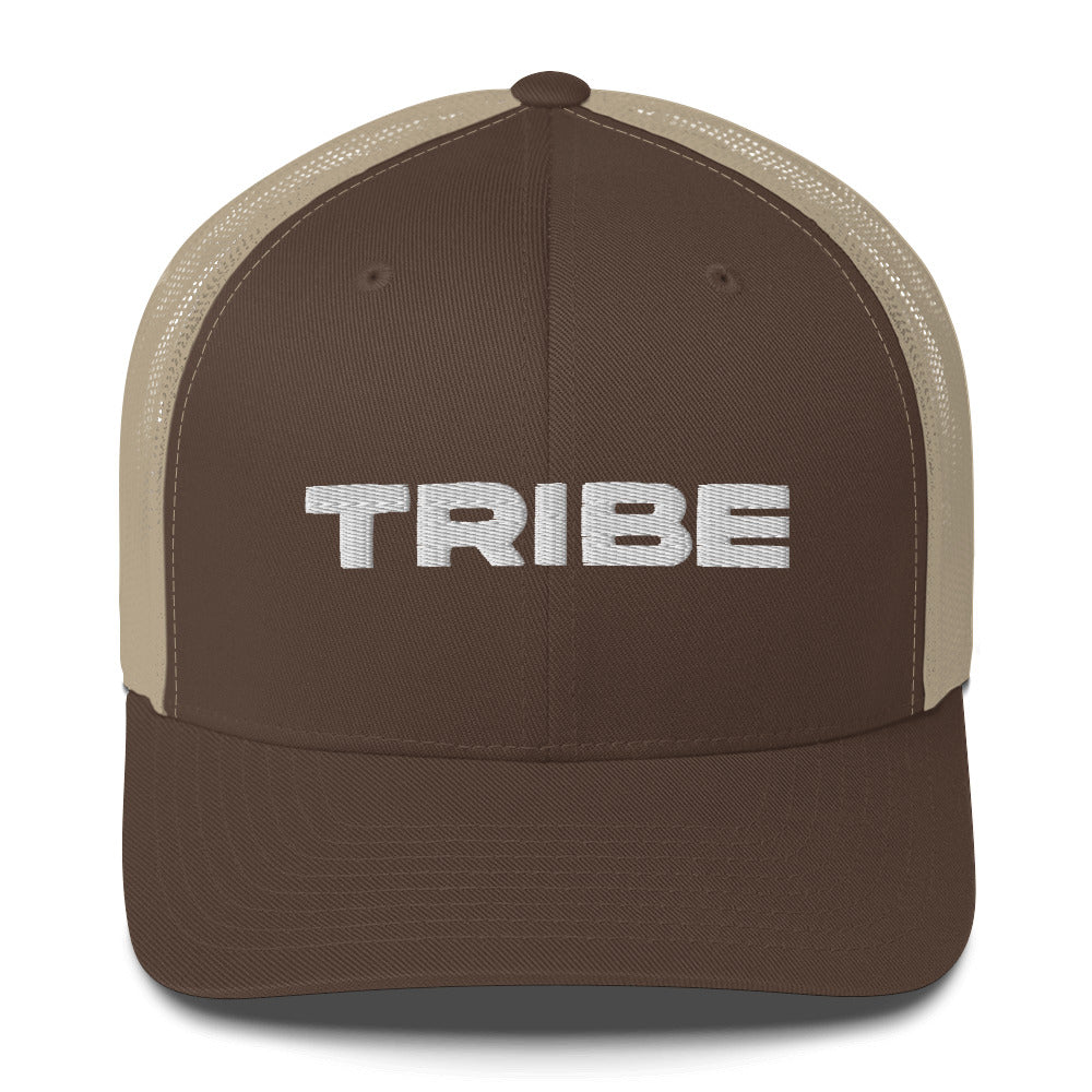 Tribe (v1) Trucker Cap (White Text)