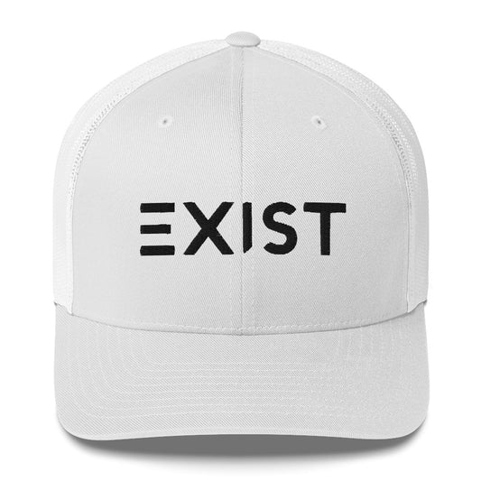 Exist (v1) Trucker Cap (Black Text)