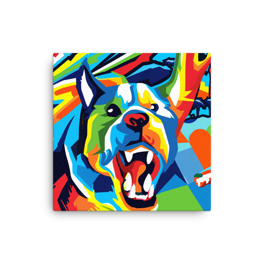 Angry K9 (v2) canvas