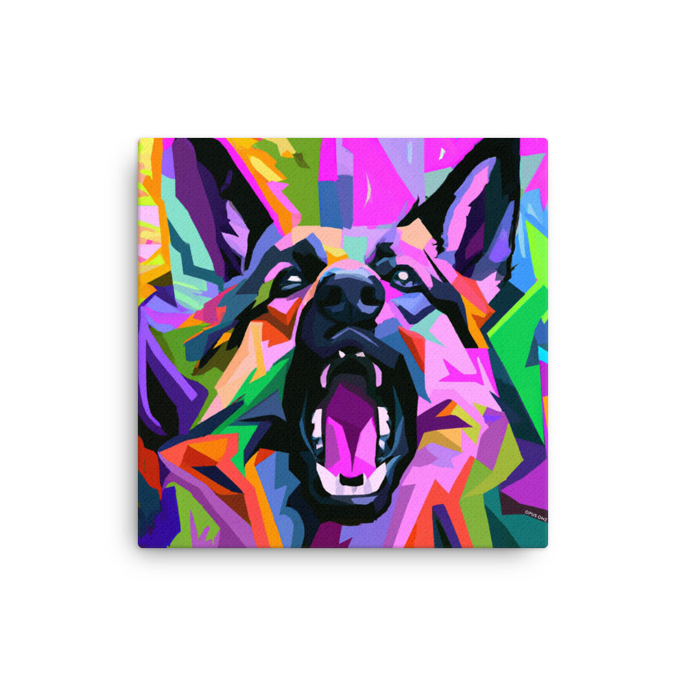 Angry K9 (v4) canvas