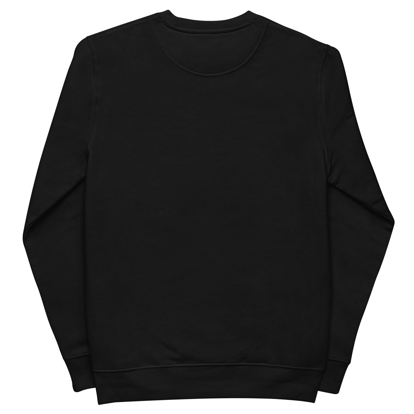 Hustle (v2) Unisex eco sweatshirt (White Text)