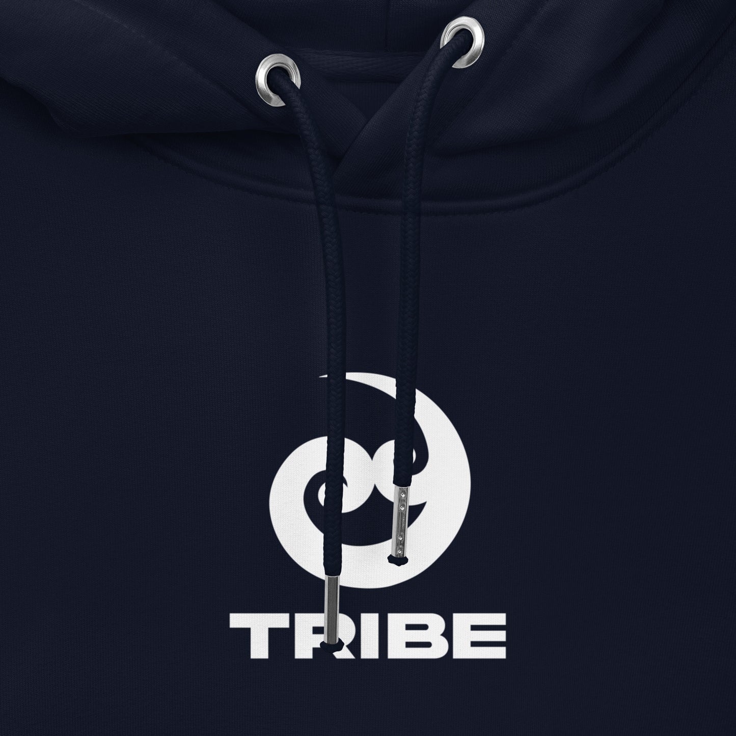 Tribe (v2) Unisex essential eco hoodie (White Text)