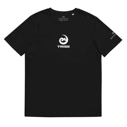 Tribe (v2) Unisex organic cotton t-shirt (White Text)