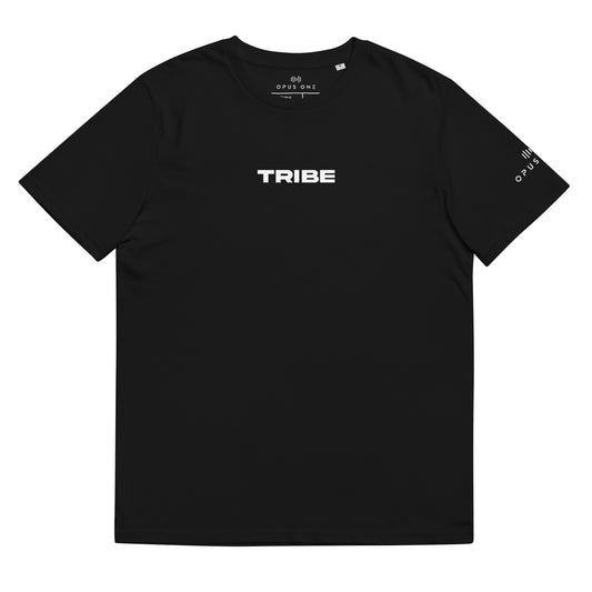Tribe (v1) Unisex organic cotton t-shirt (White Text)
