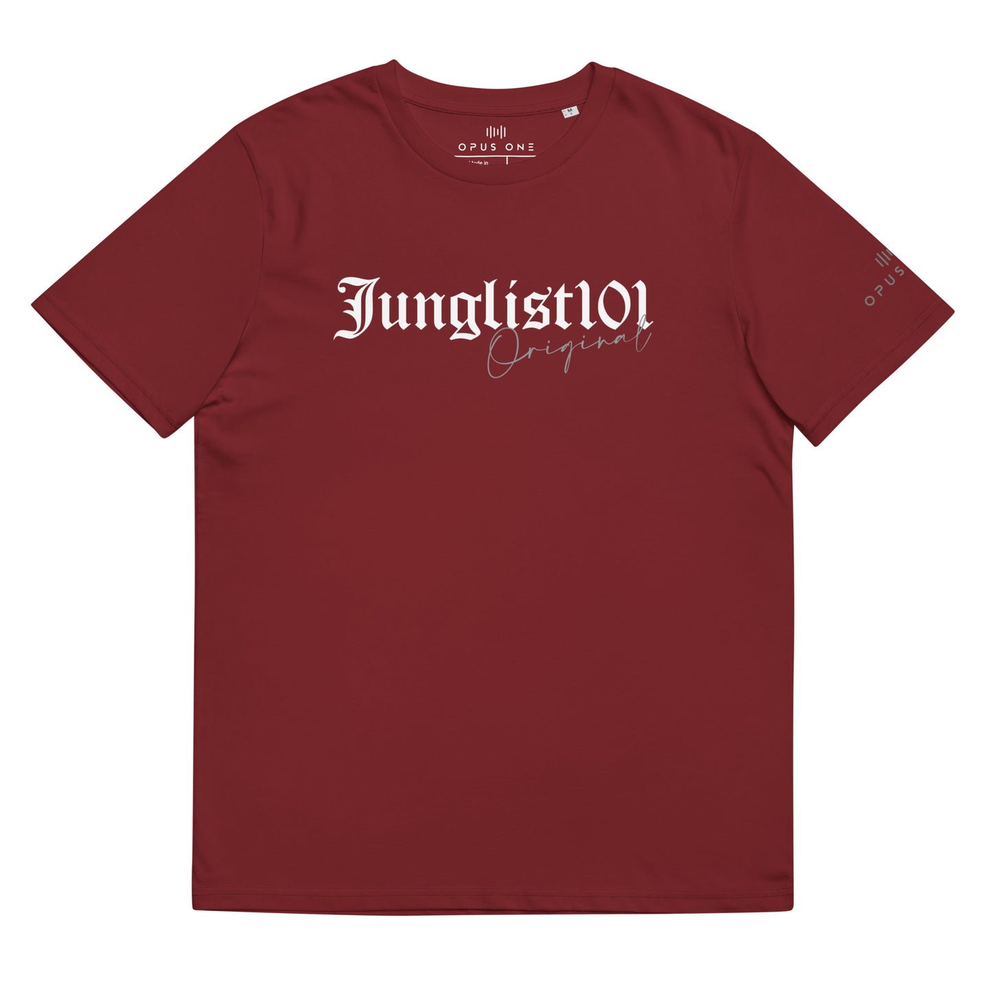Junglist101 (White Text) Unisex organic cotton t-shirt