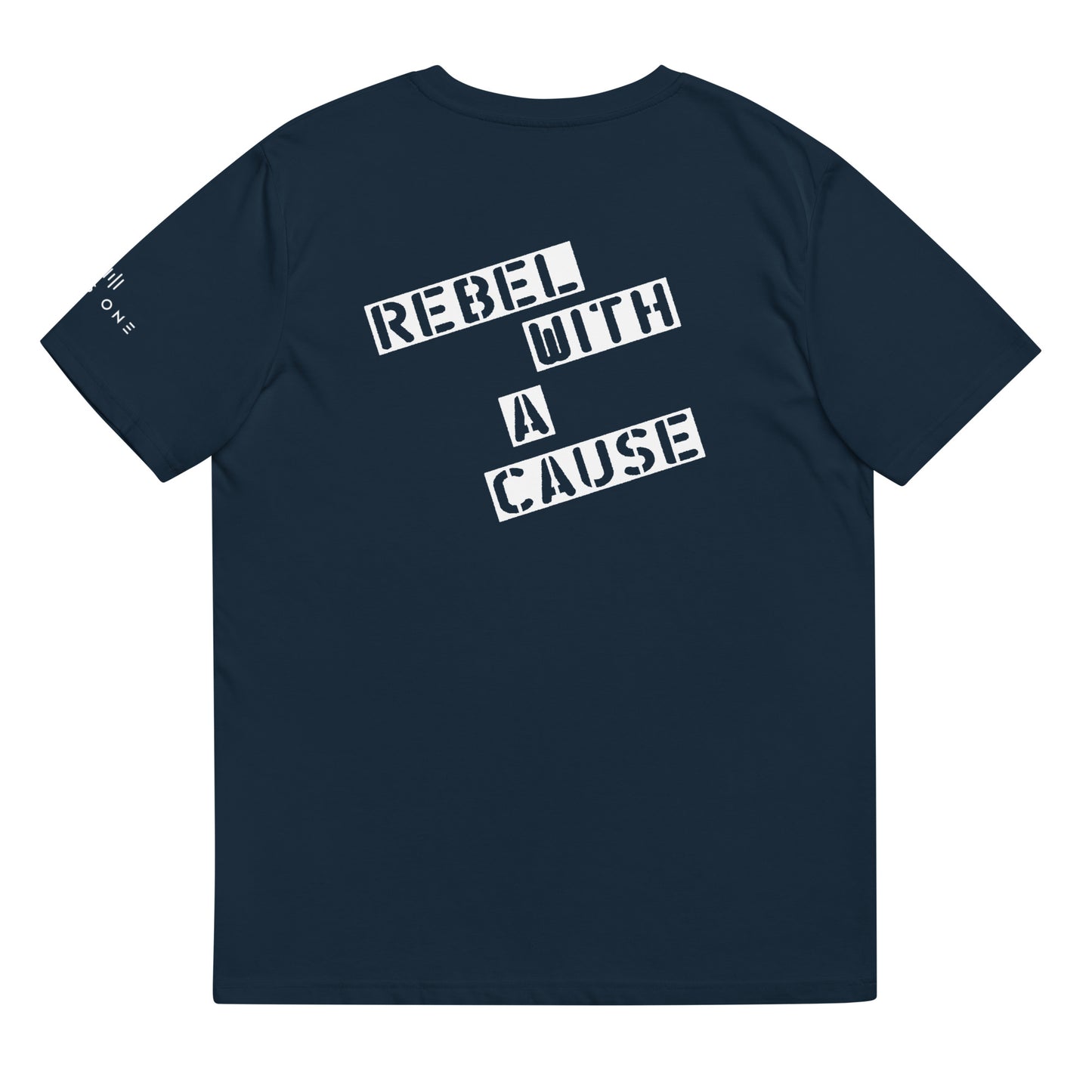 Ltd (Rebel v1) Unisex organic cotton t-shirt (White Text)
