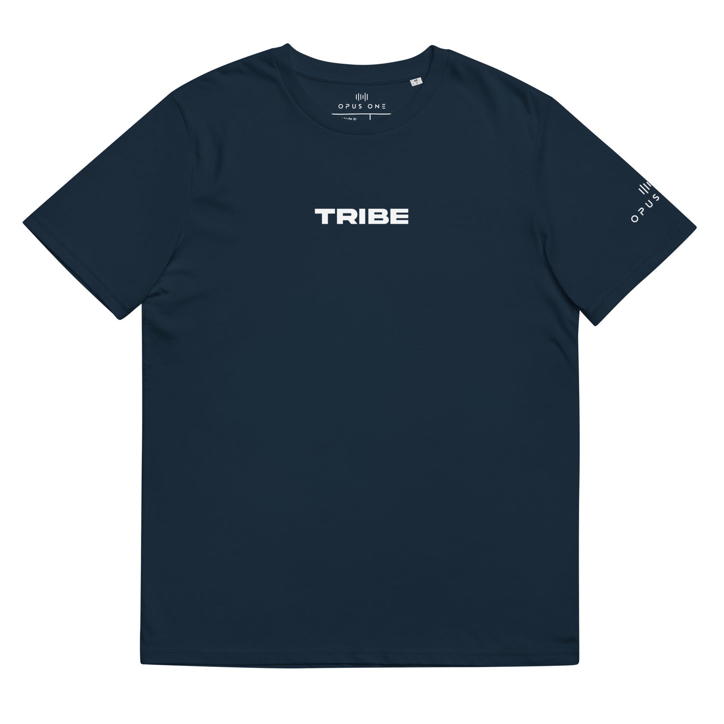Tribe (v14) Unisex organic cotton t-shirt (White Text)