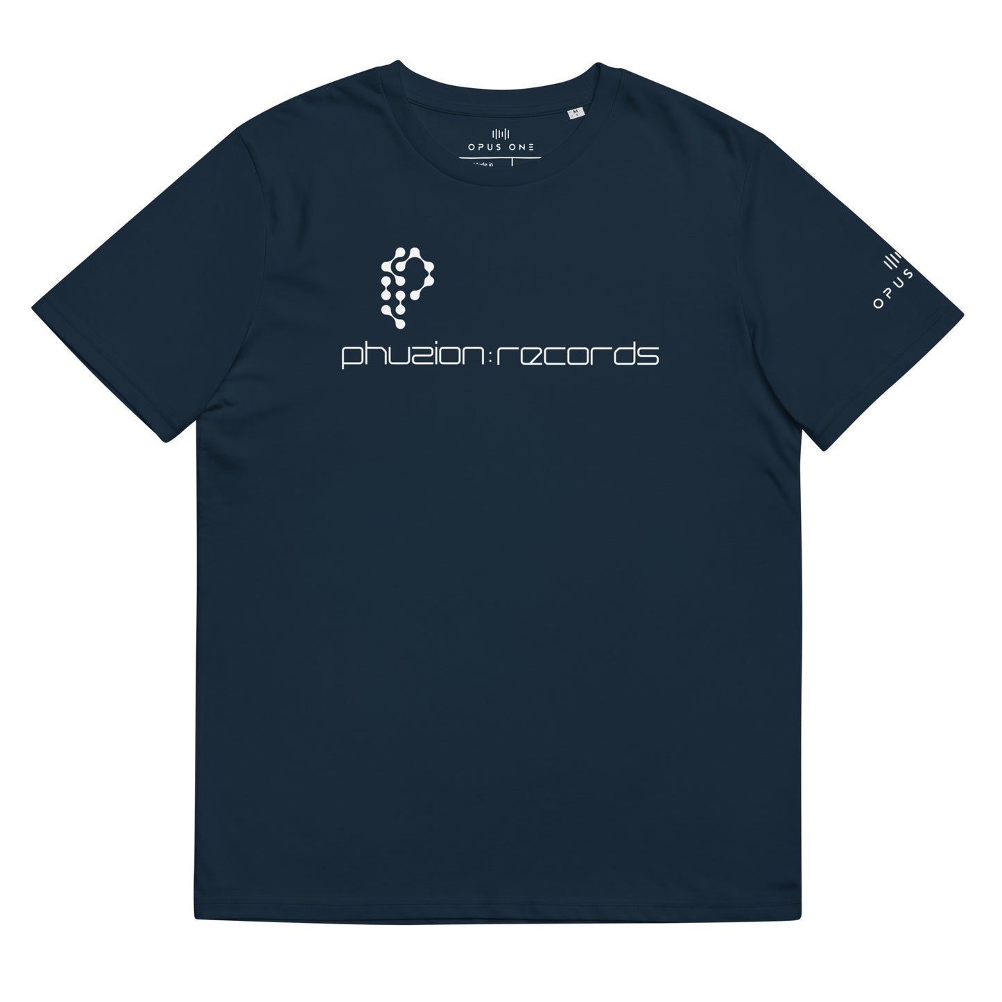 D&B (Phuzion v1) Unisex organic cotton t-shirt (White Text)