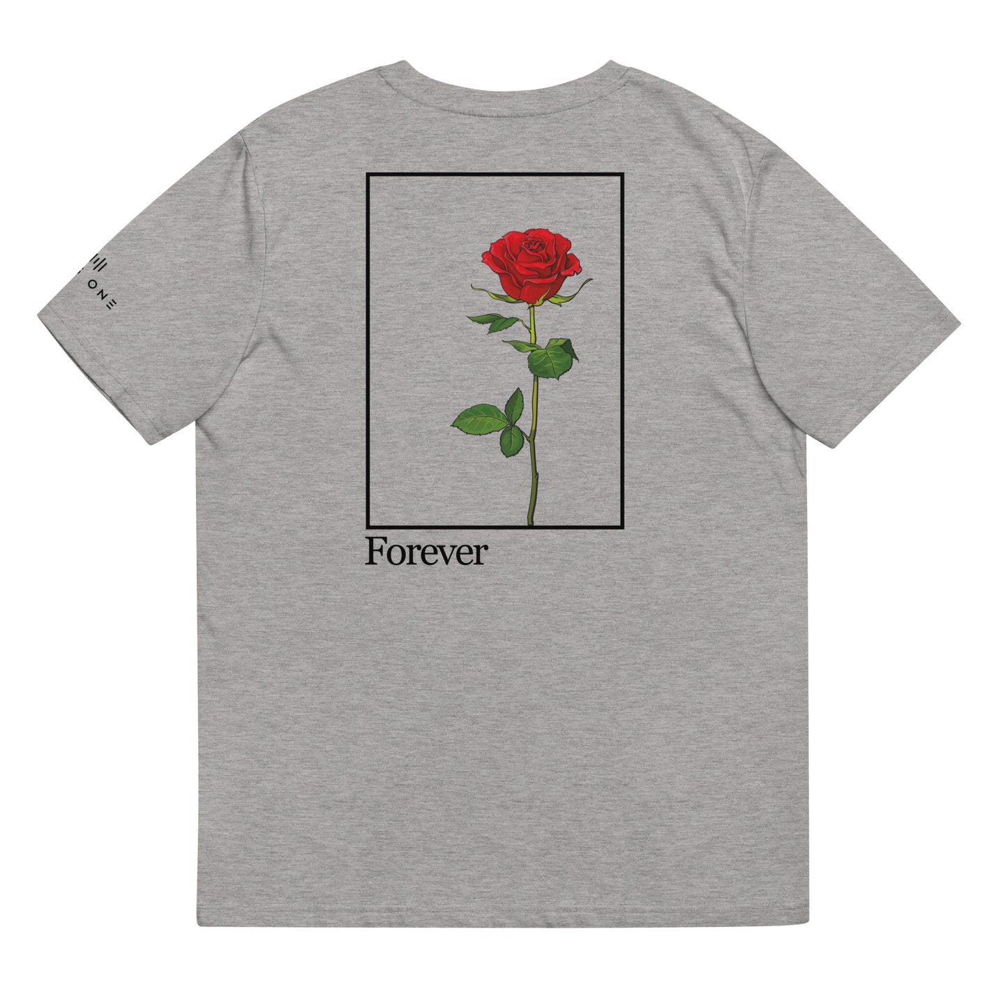 Ltd (Forever v1) Unisex organic cotton t-shirt (Black Text)