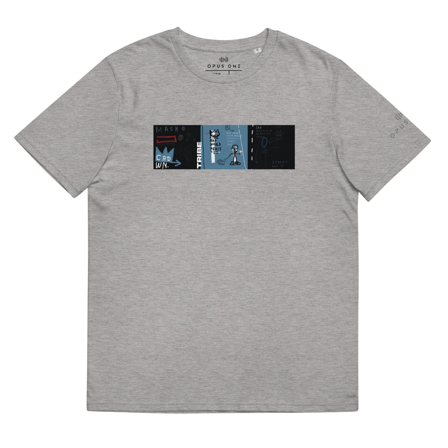 Tribe (v10) Unisex organic cotton t-shirt (Grey Text)